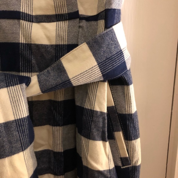 SOLD L.L. BEAN Signature Flannel Plaid Dress, 4P - Picture 4 of 8